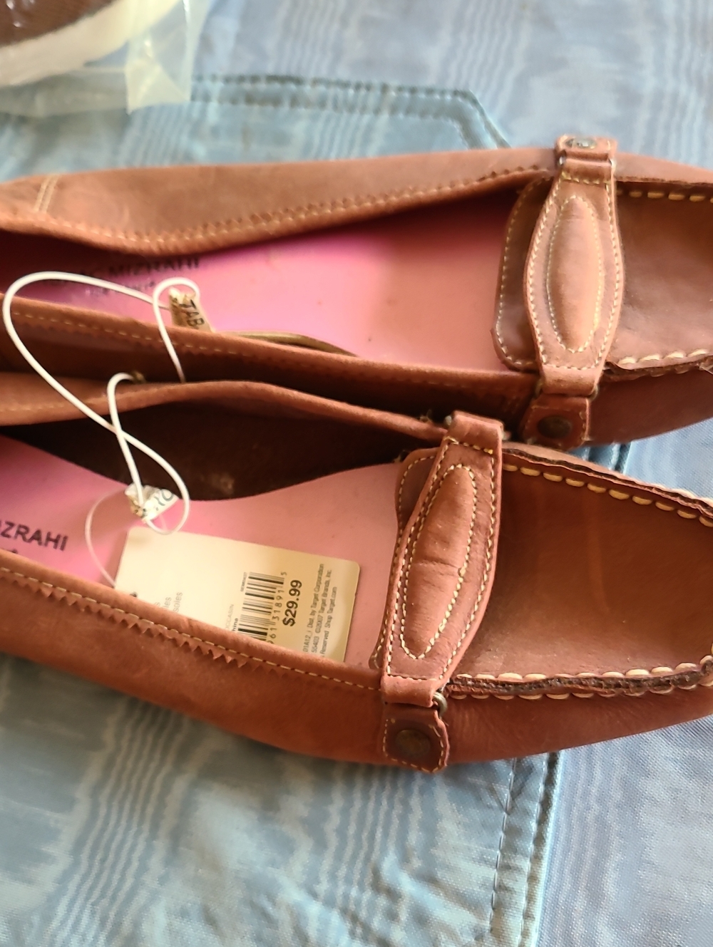 Women's Brown Leather Penny Loafers